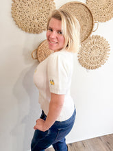 The April Floral Embroidered Sweater