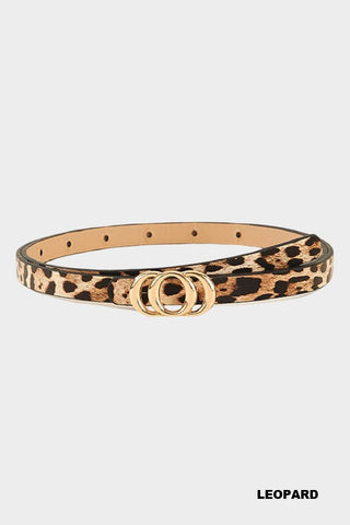 Harlow Belt in Leopard