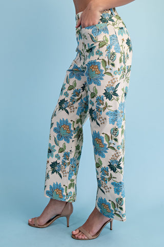 Stella Floral Ankle Pants