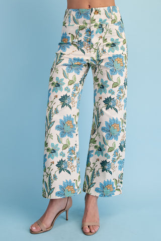 Stella Floral Ankle Pants