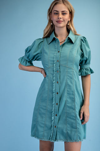 The Heather Button Down Dress
