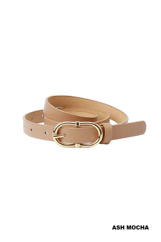 Reese Double Ring Belt in Mocha
