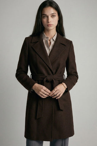 Aster Coat in Brown