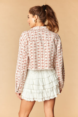 Vintage Game Day Football Cropped Jacket