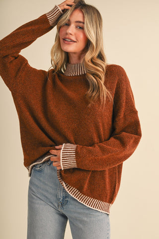 Caroline Mock Neck Sweater