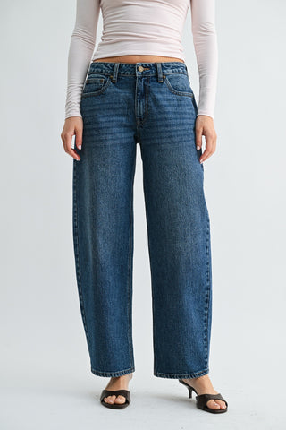 Cassidy Low Rise Relaxed Straight Denim