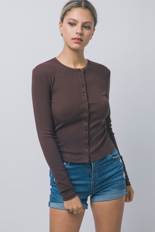 Josie Ribbed Cardigan