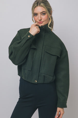 Wren Wool-blend Utility Jacket