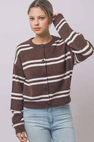 Rory Striped Cardigan