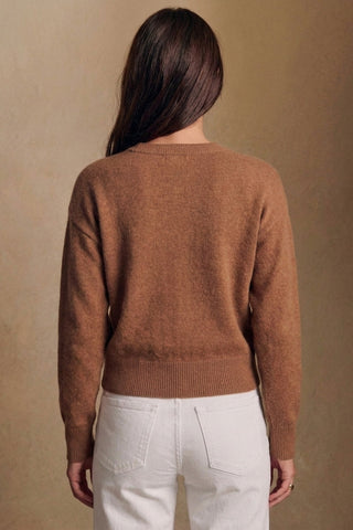Sadie Sweater Top in Brown