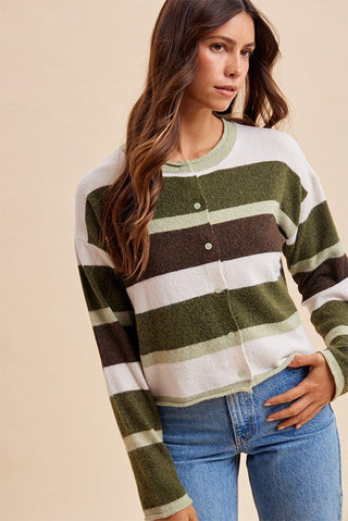 Paige Stripe Cardigan