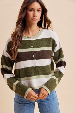 Paige Stripe Cardigan