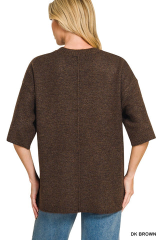 Elsie Oversized Sweater in Brown