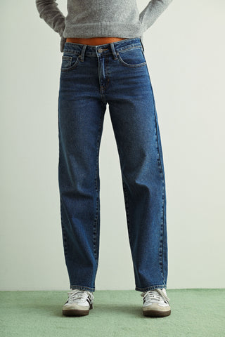 Cassidy Low Rise Relaxed Straight Denim