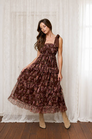 Maribel Tiered Midi Dress