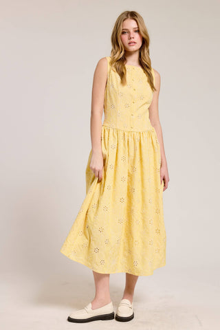 Sadie Eyelet Midi Dress