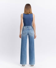 Olivia Mid Rise Wide Leg Jeans