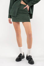 Magnolia Corduroy Mini Skirt in Green