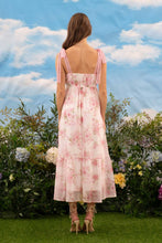 Elsie Floral Maxi Dress in Pink