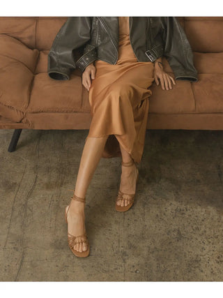 The Celia Lace Up Heel