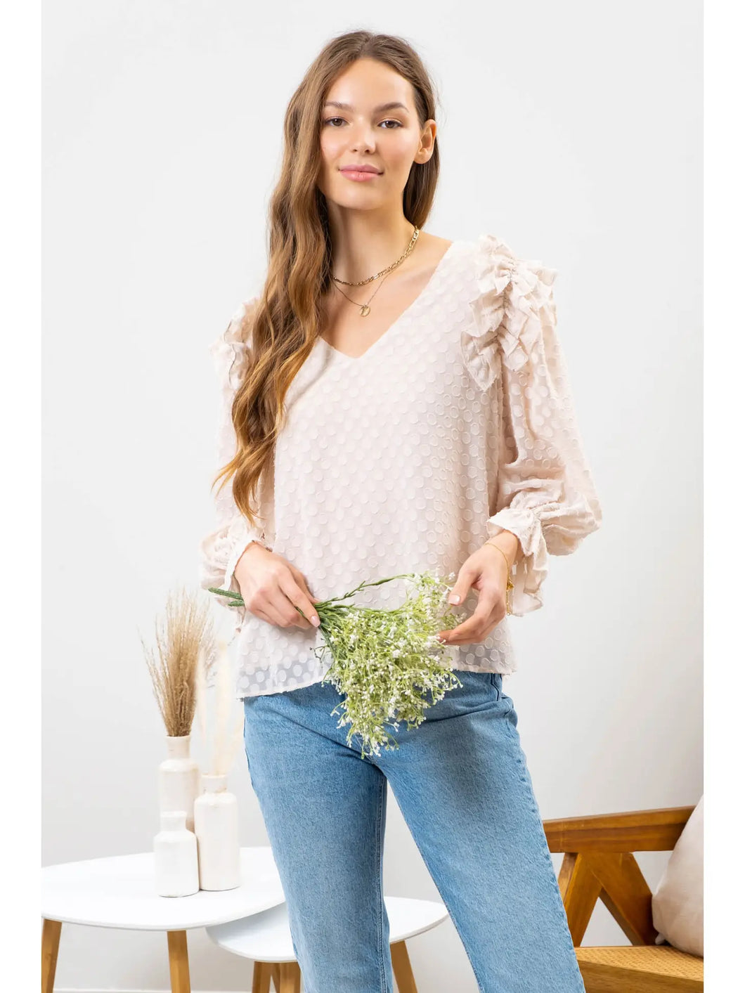 Celest Top in Ivory