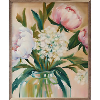 Peony Bouquet in Vase