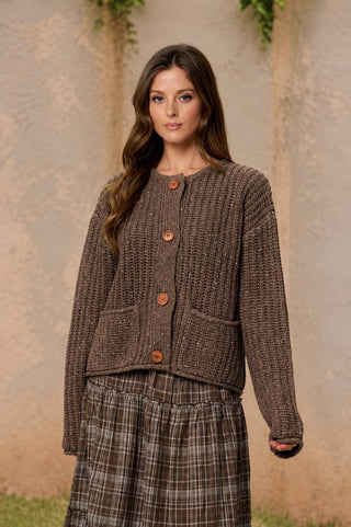 Gemma Marled Knit Cardigan