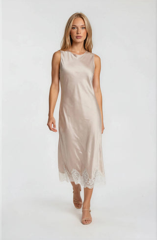 Evelyn Satin Dress
