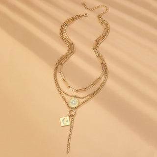 Celestial Moon Charm Necklace