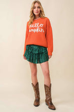 Hello Pumpkin Sweater in Burnt Orange