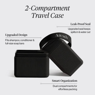 2-Compartment Travel Case