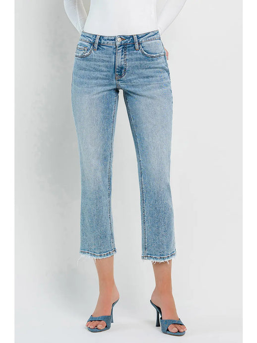 Britney High Rise Cropped Jeans