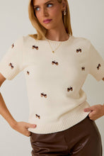 Acorn Embroidered Sweater Top