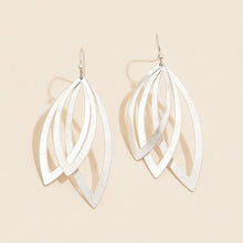 Elegant Layered Leaf Earrings
