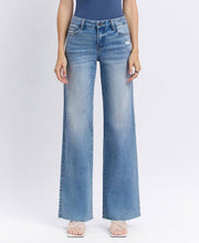 Olivia Mid Rise Wide Leg Jeans