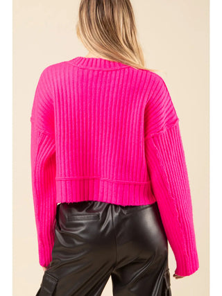 Time For Cozy Pullover Sweater