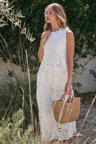 Celeste Lace Top