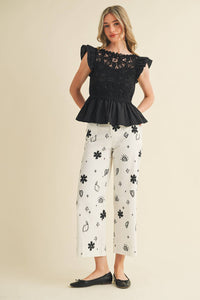 Gwen Crochet Lace Top