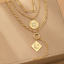 Celestial Moon Charm Necklace