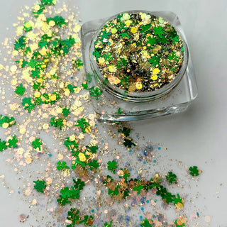 Gold and Irish St. Patrick’S Day Face and Body Glitter