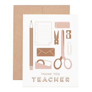 Thank You Teacher Card