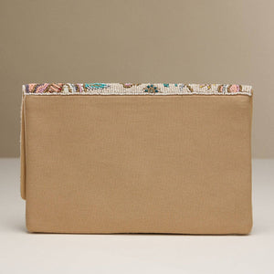 Beaded Floral Clutch