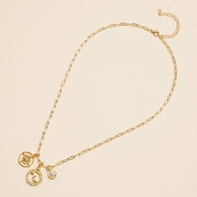 Moon & Star Charm Necklace