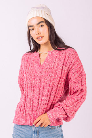 Cozy Knit Sweater Top
