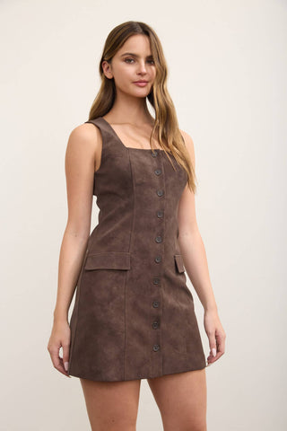 Hallie Button Down Mini Dress