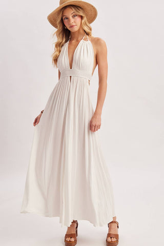 Santorini Halter Maxi Dress