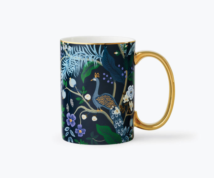 Peacock Porcelain Mug