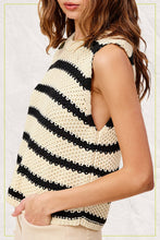 Beth Stripes Sweater Top