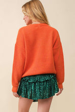 Hello Pumpkin Sweater in Burnt Orange