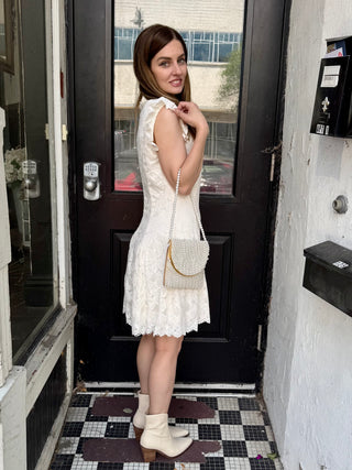 In My Bridal Era Lace Mini Dress
